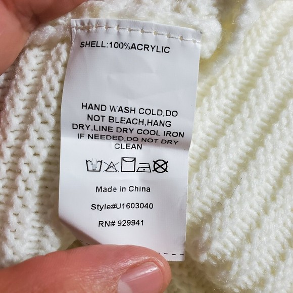 Simple by Suzanne Ivory Boatneck Ribbed Sweater Size 1X/2X NWT MSRP $114 - Picture 8 of 8